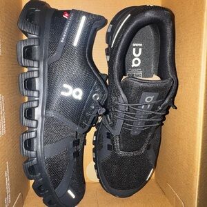 On Running Cloud Women’s Athletic Shoes in Black
